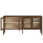 Nell 72" Glass Door Sideboard Storage Display Cabinet by Modway EEI-7319 FredCo