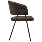Nella Upholstered Heathered Chenille Dining Chairs Set of 2 by Modway FredCo