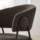 Nella Upholstered Heathered Chenille Dining Chairs Set of 2 by Modway FredCo