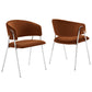 Nella Upholstered Performance Velvet Dining Chair Set of 2 by Modway FredCo