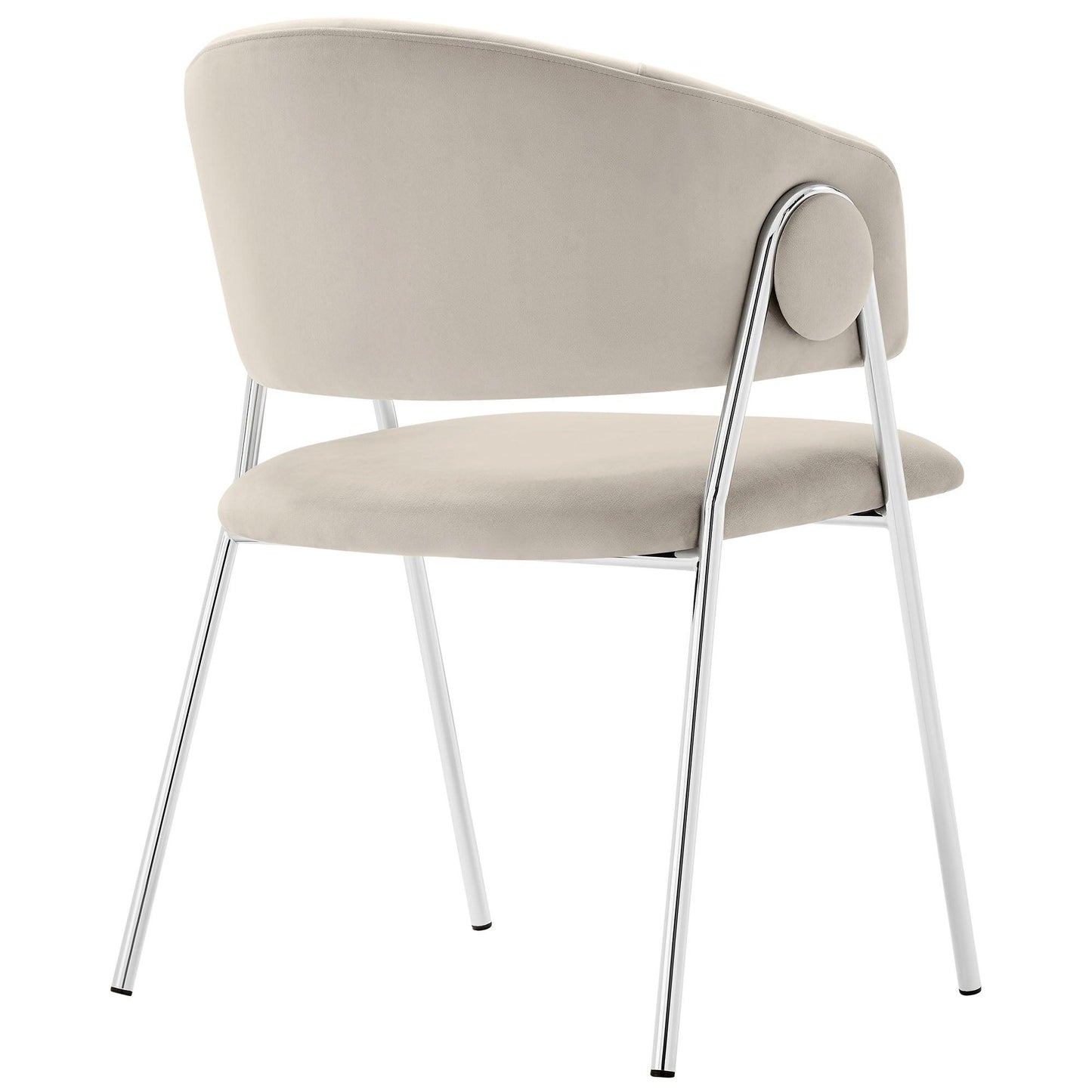 Nella Upholstered Performance Velvet Dining Chair Set of 2 by Modway FredCo