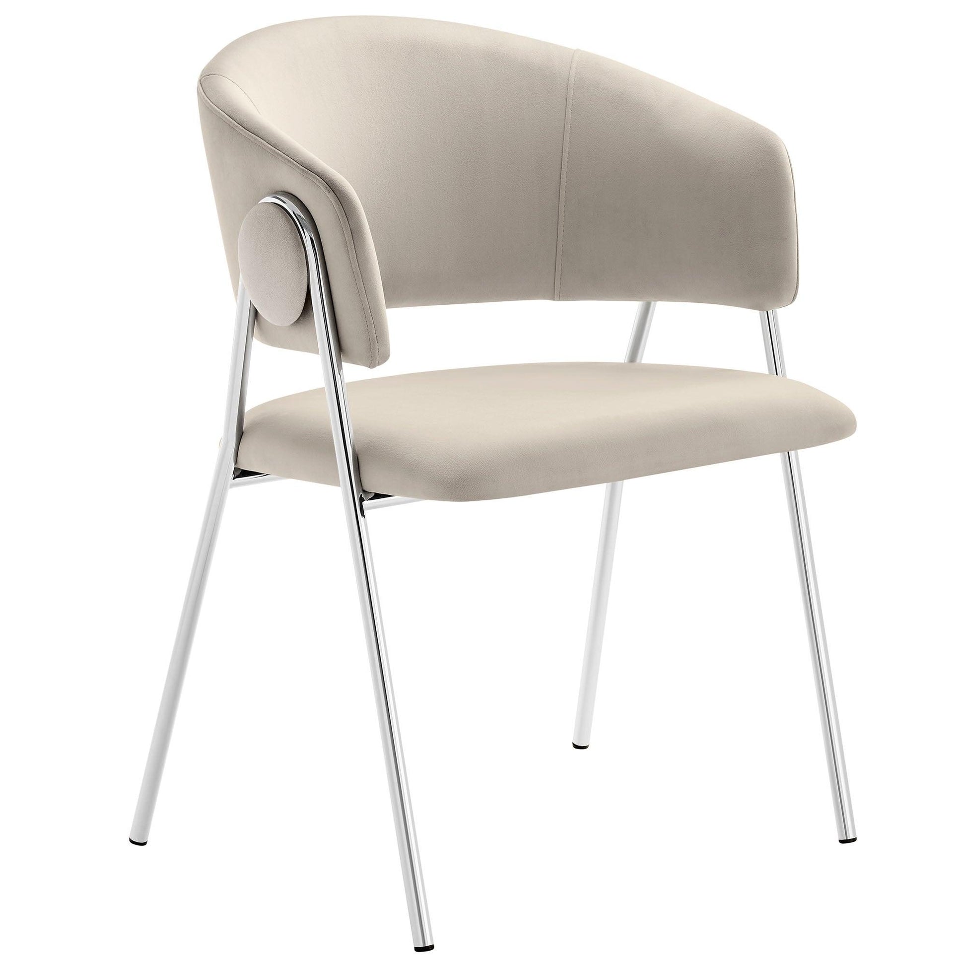 Nella Upholstered Performance Velvet Dining Chair Set of 2 by Modway FredCo