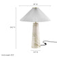 Nera Marble Table Lamp by Modway FredCo