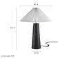 Nera Marble Table Lamp by Modway EEI-6963 FredCo