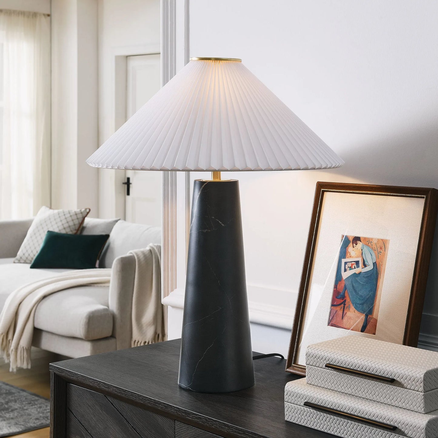 Nera Marble Table Lamp by Modway EEI-6963 FredCo