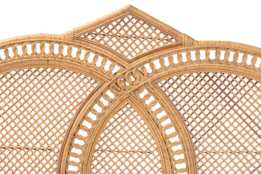 Nerita Natural Rattan Queen Standalone Headboard FredCo