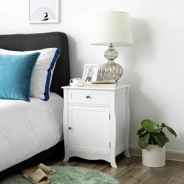 Nightstand with Storage Cabinet FredCo