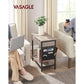 Nightstand with USB Ports and Outlets FredCo