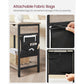Nightstand with USB Ports and Outlets FredCo