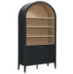Nolan 74" Tall Wide Arched Storage Display Cabinet Bookshelf by Modway EEI-7169 FredCo