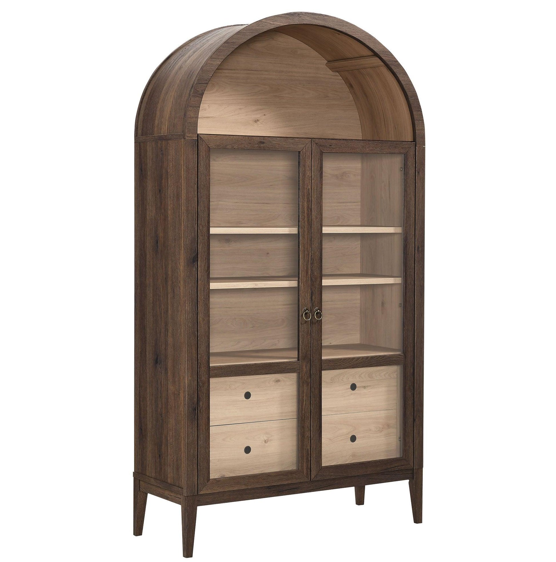 Nolan 74" Tall Wide Arched Storage Display Cabinet by Modway EEI-7168 FredCo