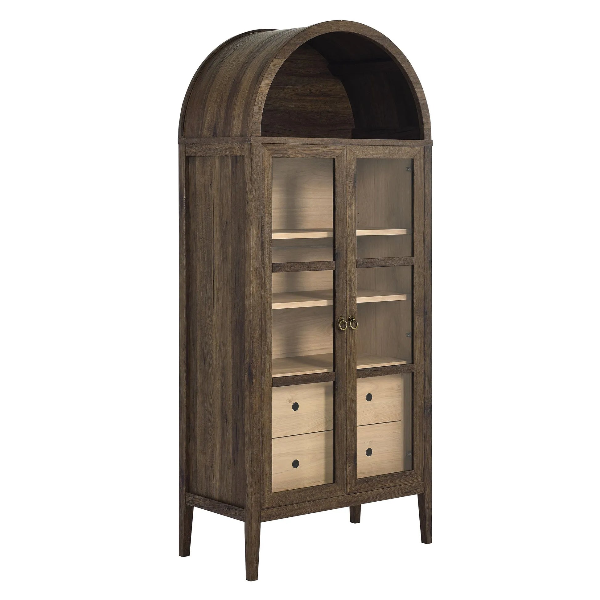 Nolan Tall Arched Storage Display Cabinet by Modway EEI-6639 FredCo