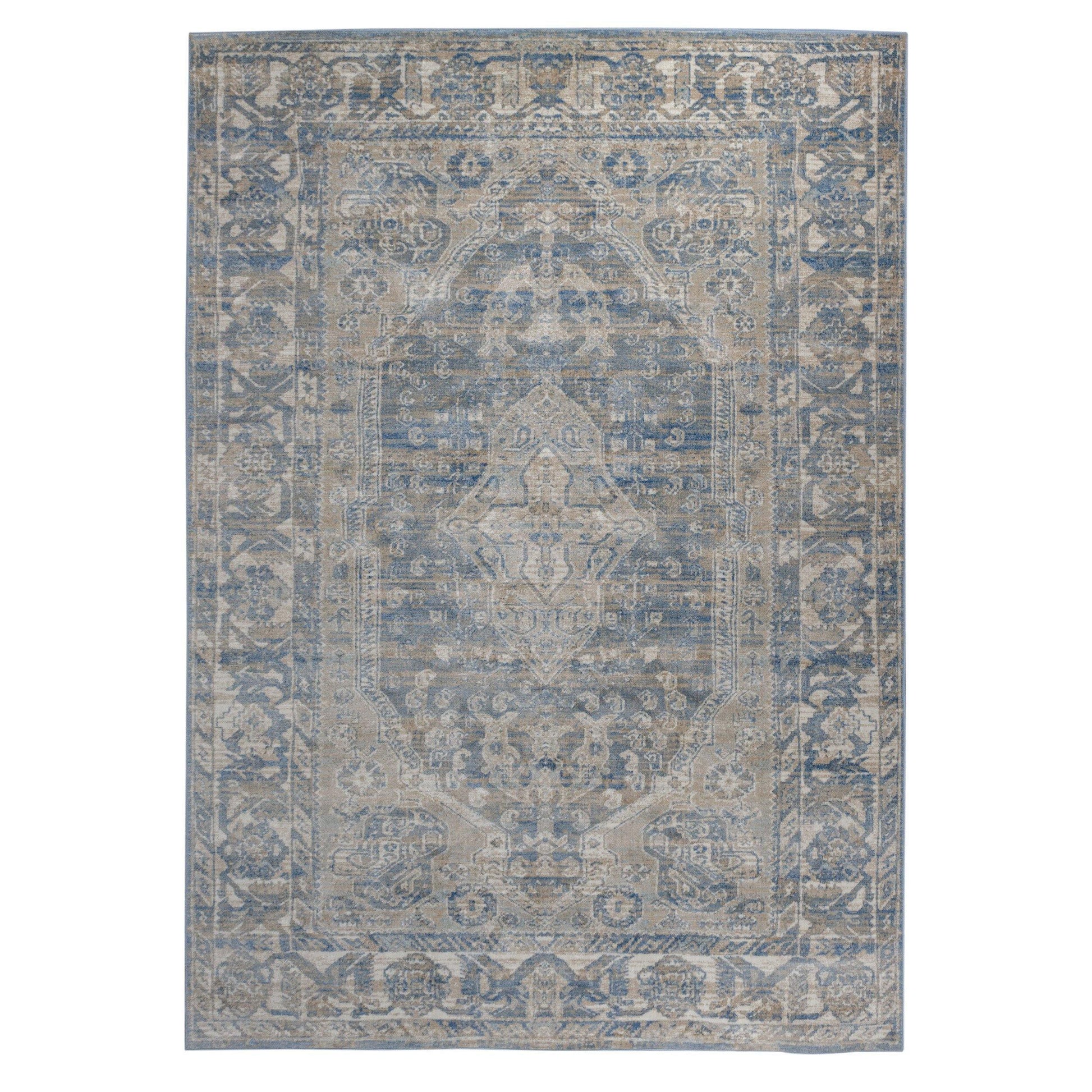 Noland Floral Medallion Traditional Area Rug FredCo