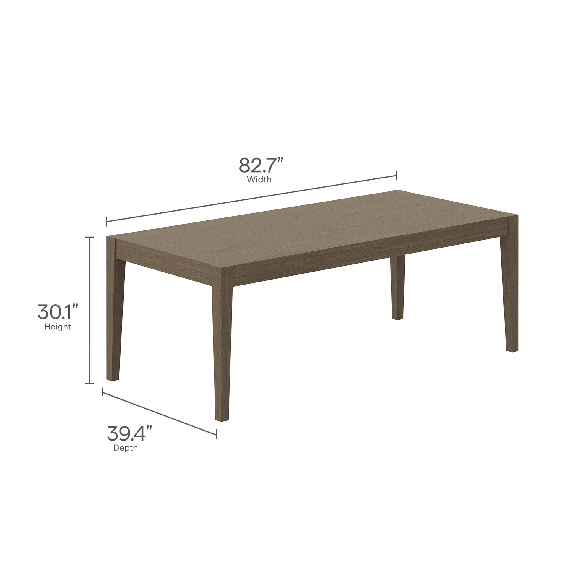 Northlake 7-Piece Outdoor Patio Teak Wood Dining Set by Modway EEI-7445 FredCo