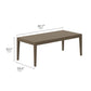 Northlake 7-Piece Outdoor Patio Teak Wood Dining Set by Modway EEI-7445 FredCo
