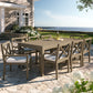 Northlake 9-Piece Outdoor Patio Teak Wood Dining Set by Modway EEI-7271 FredCo