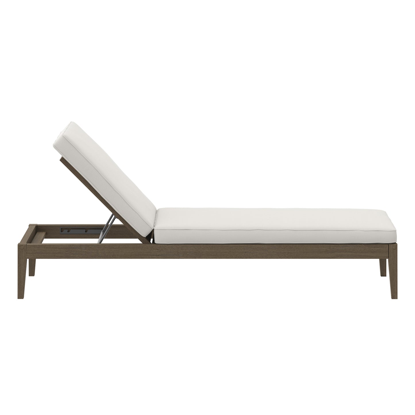 Northlake Outdoor Patio Teak Chaise Lounge by Modway EEI-7256 FredCo