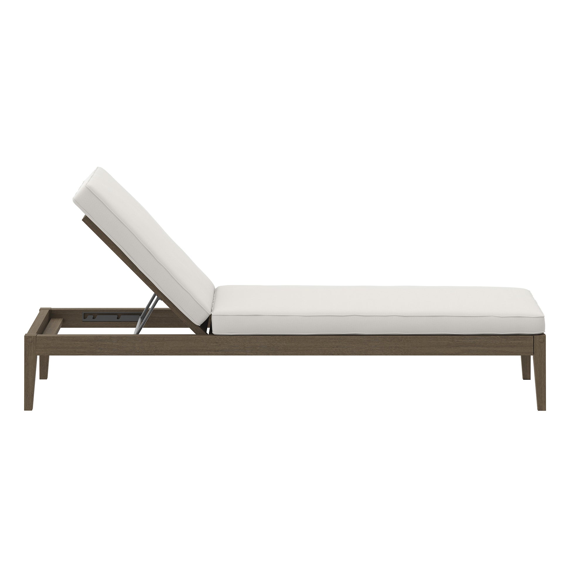 Northlake Outdoor Patio Teak Chaise Lounge by Modway EEI-7256 FredCo