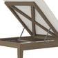 Northlake Outdoor Patio Teak Chaise Lounge by Modway EEI-7256 FredCo