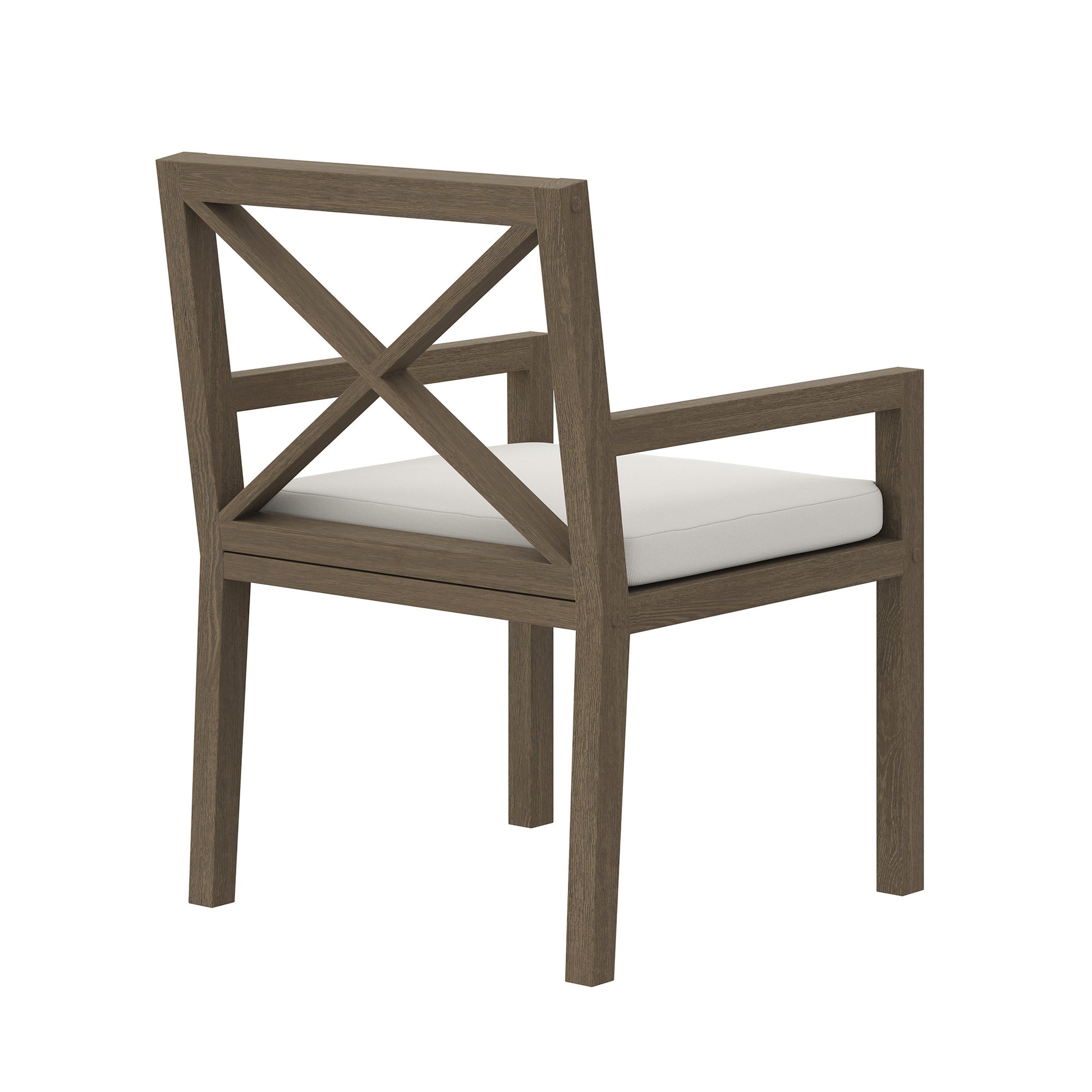 Northlake Outdoor Patio Teak Dining Armchair by Modway EEI-7253 FredCo