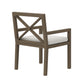 Northlake Outdoor Patio Teak Dining Armchair by Modway EEI-7253 FredCo