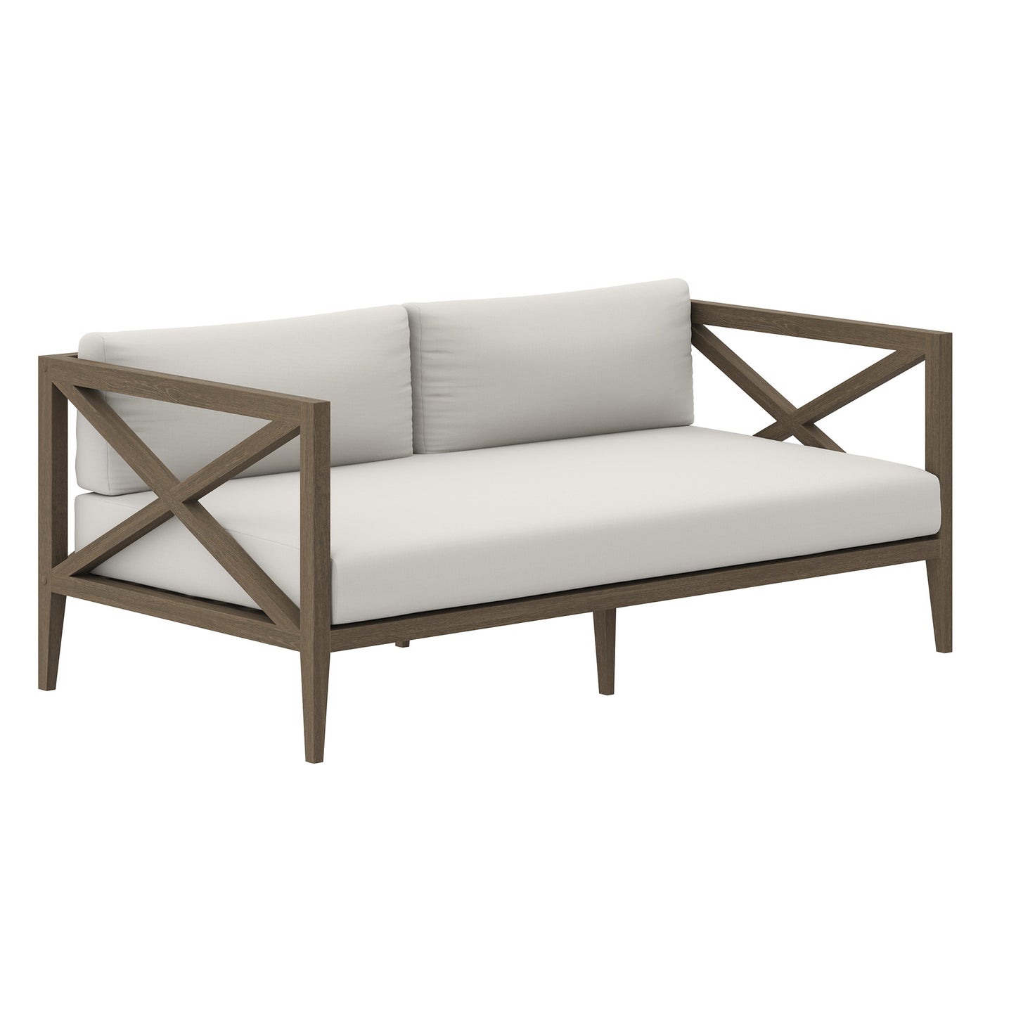 Northlake Outdoor Patio Teak Loveseat by Modway EEI-7254 FredCo