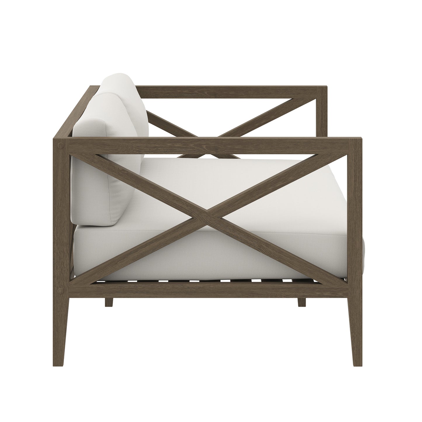 Northlake Outdoor Patio Teak Loveseat by Modway EEI-7254 FredCo
