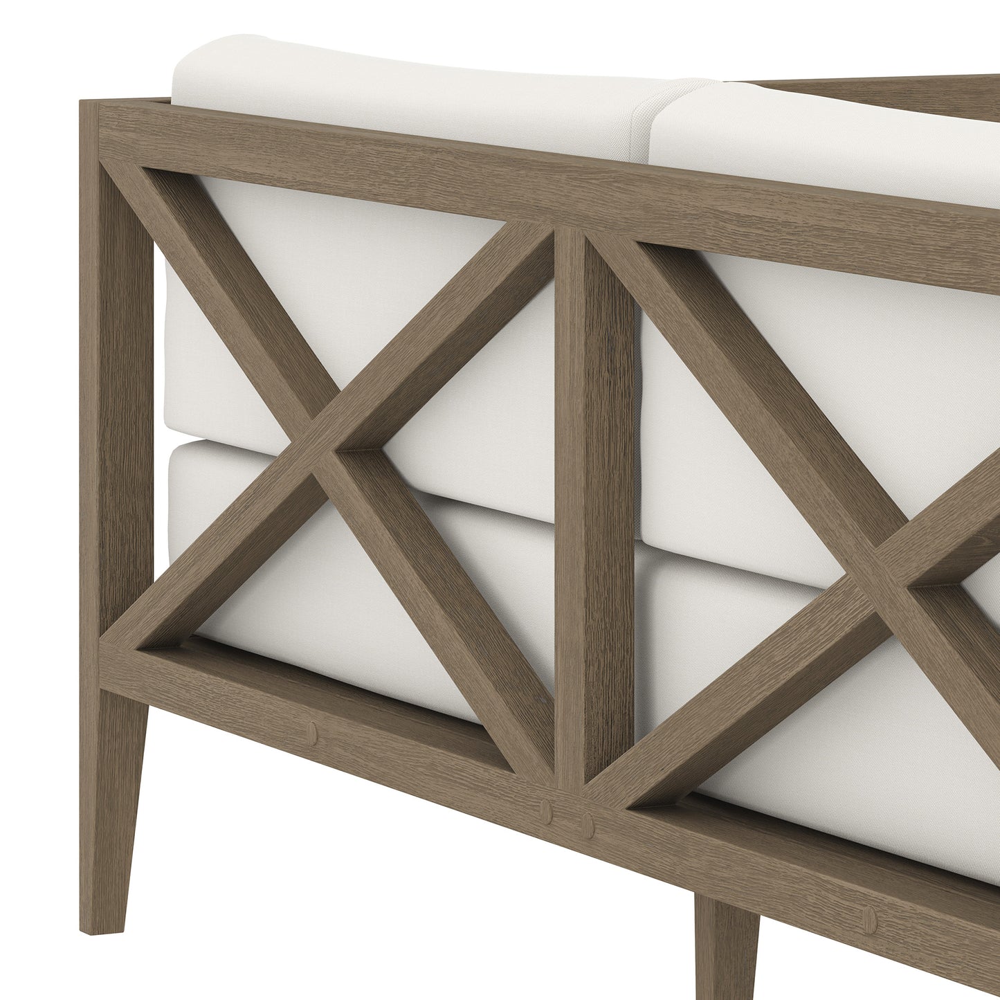 Northlake Outdoor Patio Teak Loveseat by Modway EEI-7254 FredCo