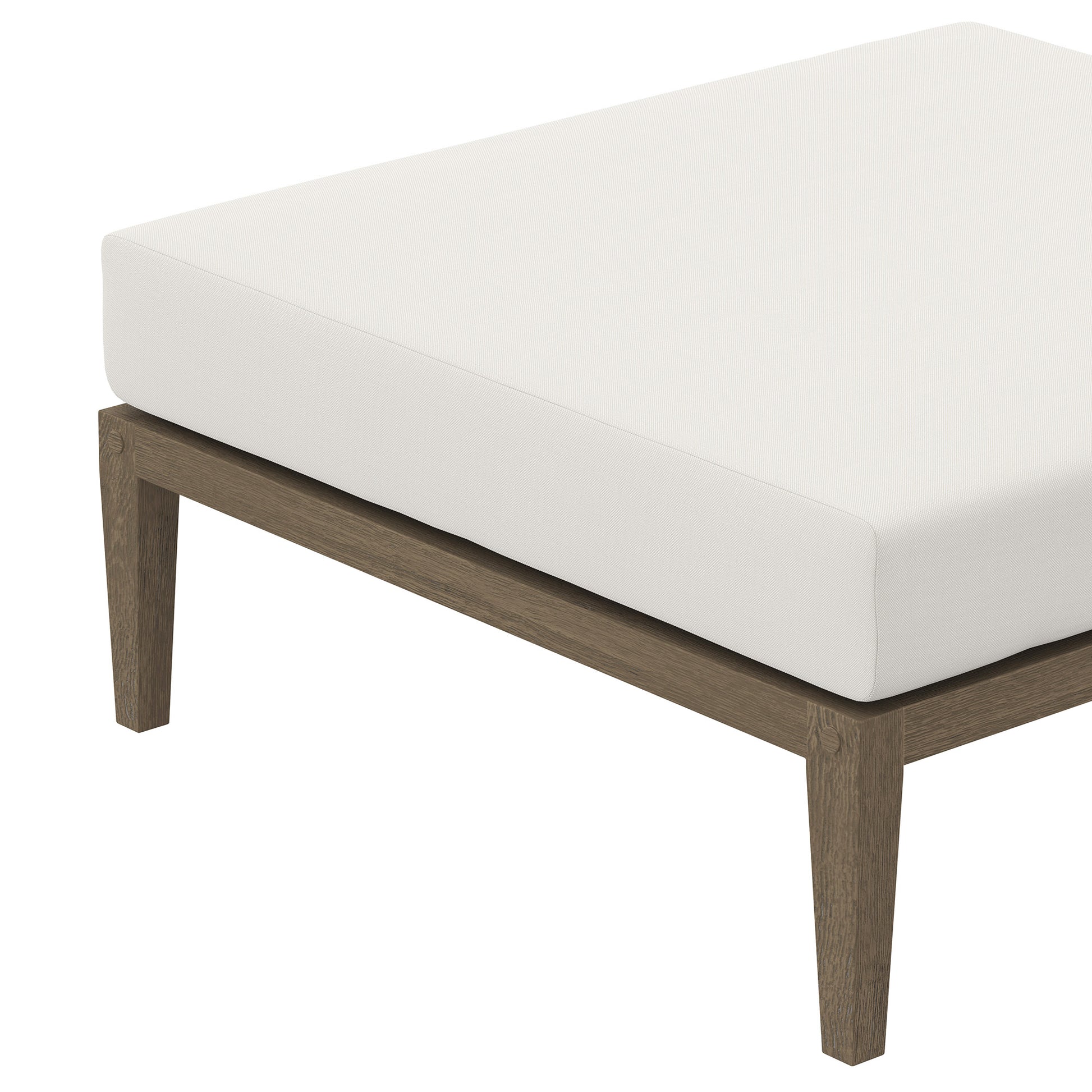 Northlake Outdoor Patio Teak Ottoman by Modway EEI-7255 FredCo