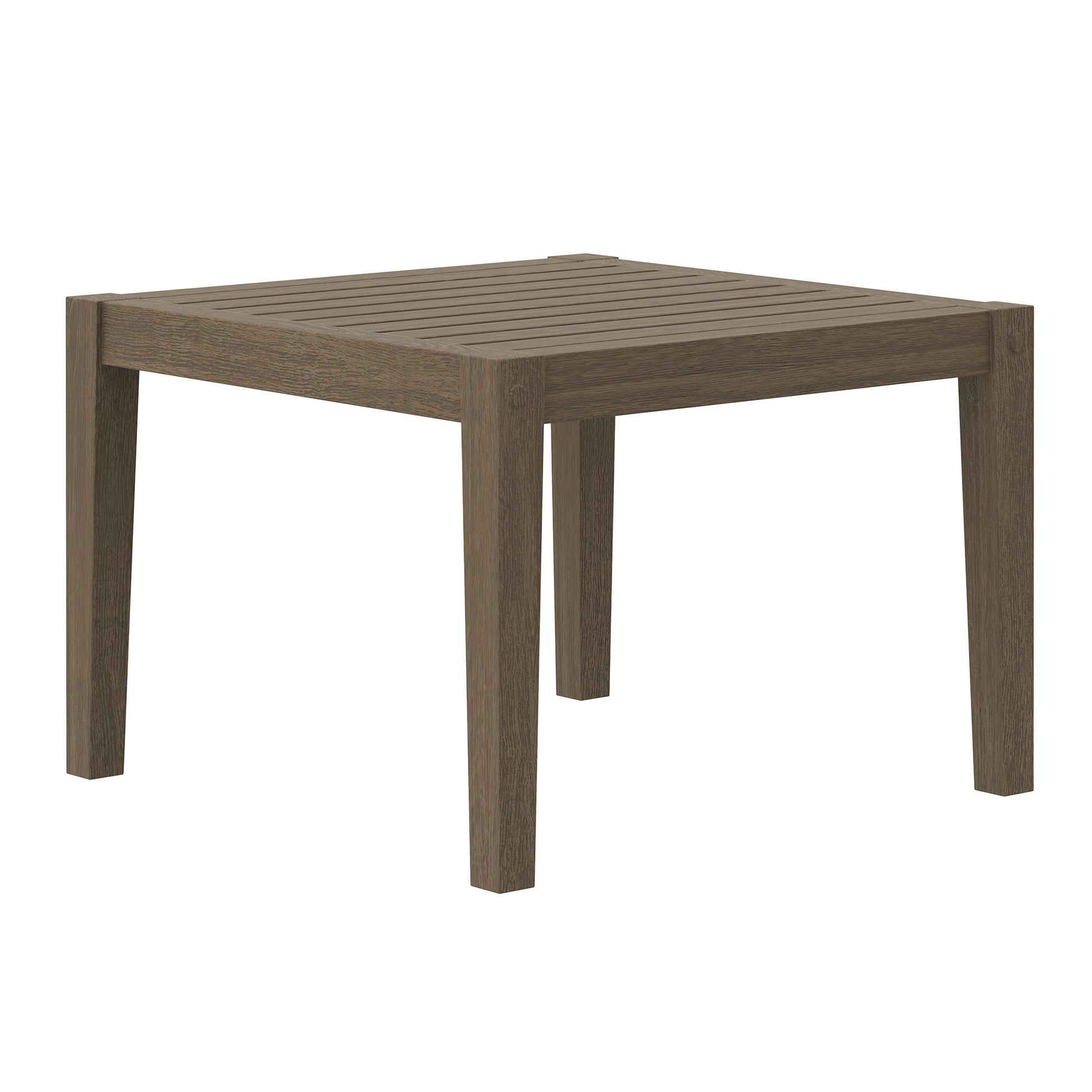 Northlake Square Outdoor Patio Teak Side Table by Modway EEI-7258 FredCo