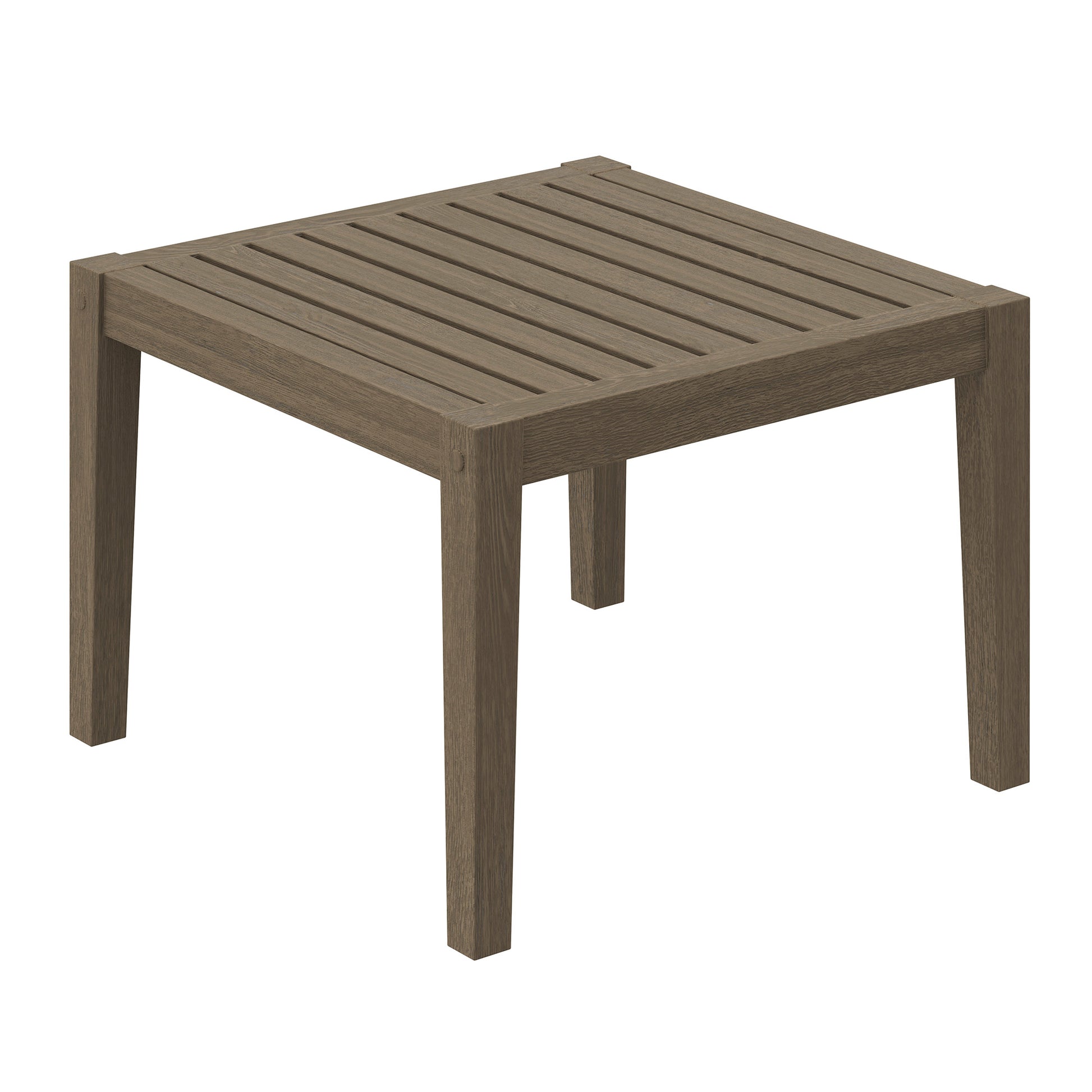 Northlake Square Outdoor Patio Teak Side Table by Modway EEI-7258 FredCo