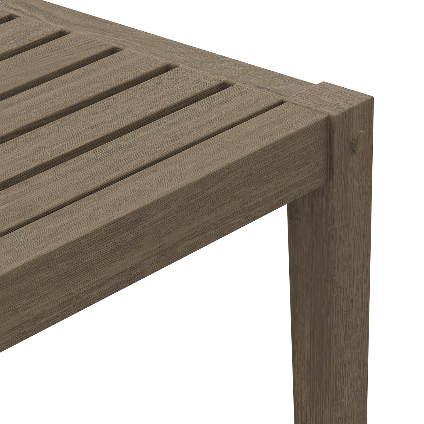 Northlake Square Outdoor Patio Teak Side Table by Modway EEI-7258 FredCo