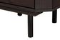 Norwood Modern Transitional Two-Tone Black and Espresso Brown Finished Wood 2-Drawer End Table FredCo