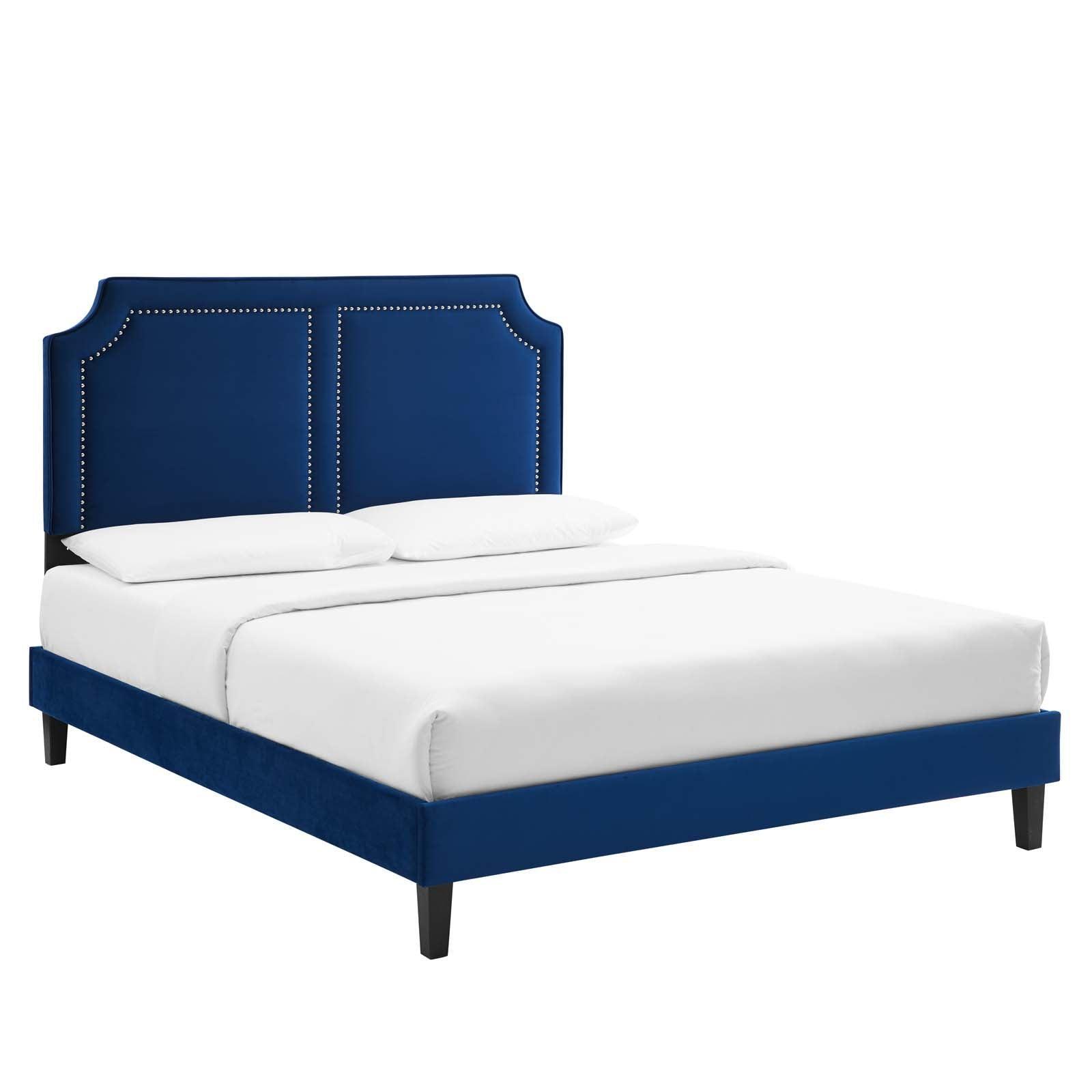 Novi Performance Velvet Full Bed, MOD-6813 FredCo