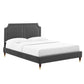 Novi Performance Velvet King Bed, MOD-6838 FredCo