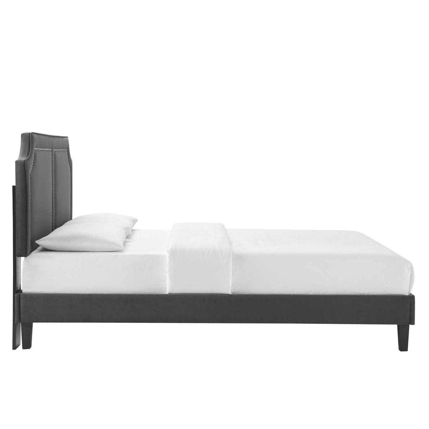 Novi Performance Velvet Queen Bed, MOD-6828 FredCo