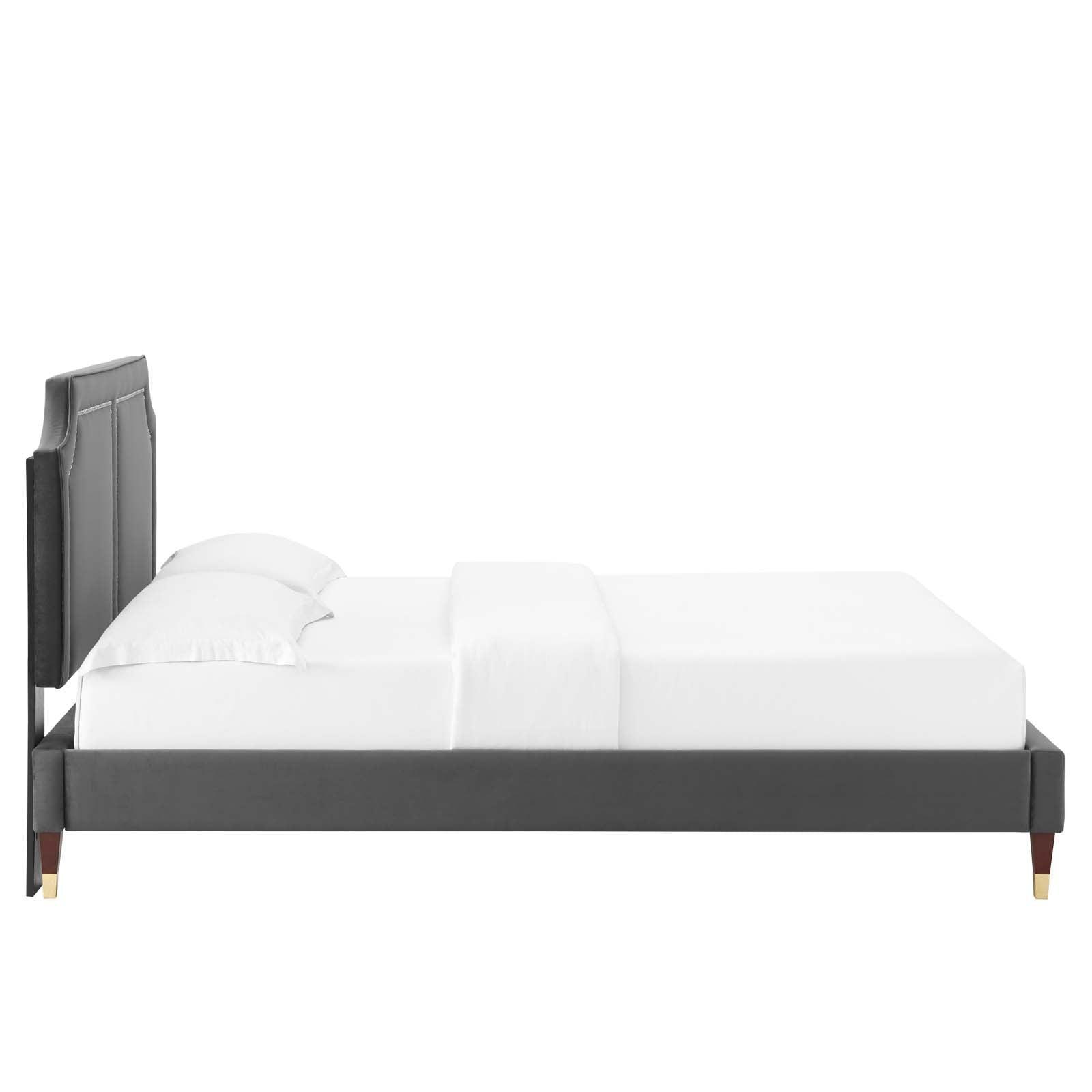 Novi Performance Velvet Twin Bed, MOD-6793 FredCo