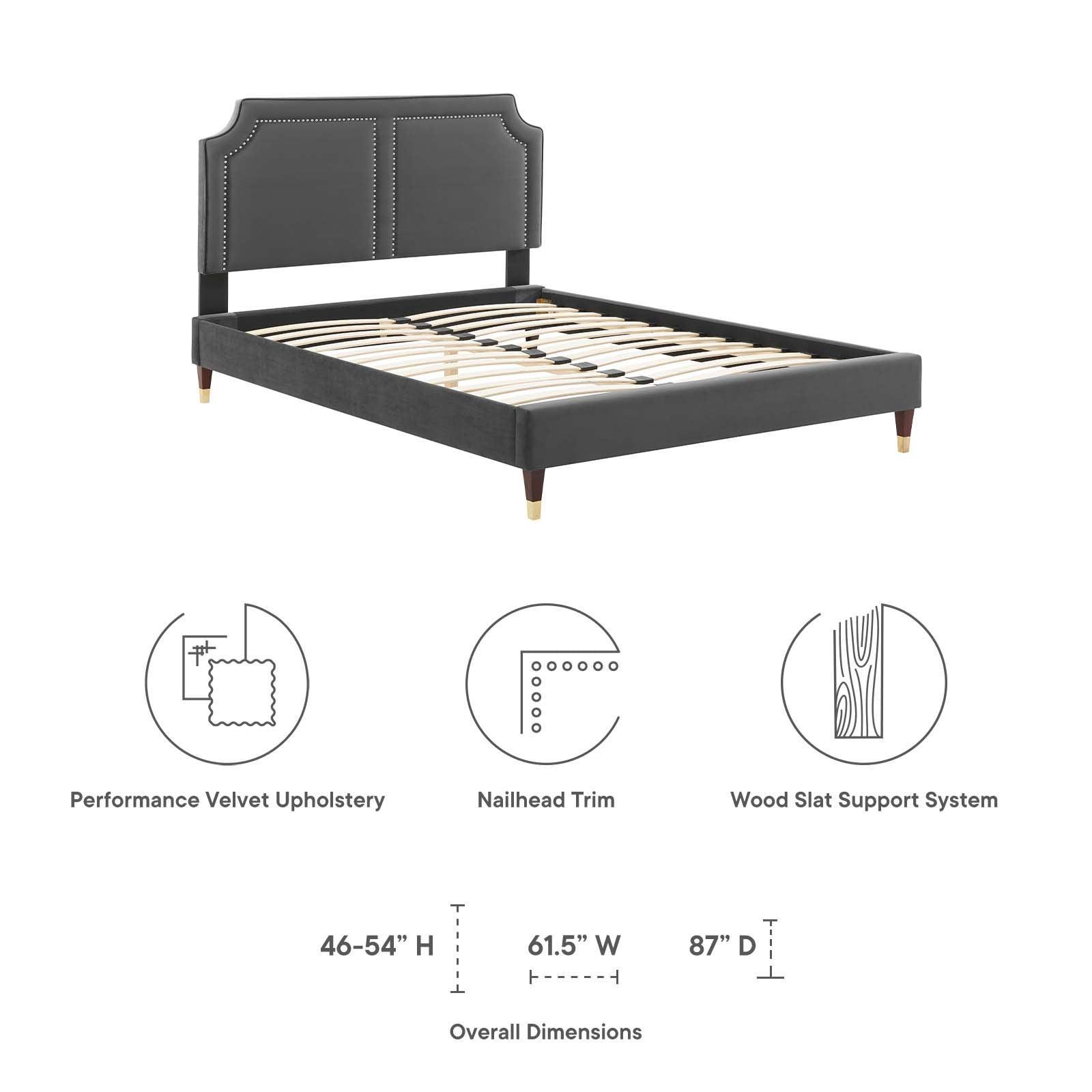Novi Performance Velvet Twin Bed, MOD-6793 FredCo