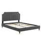 Novi Performance Velvet Twin Bed, MOD-6793 FredCo