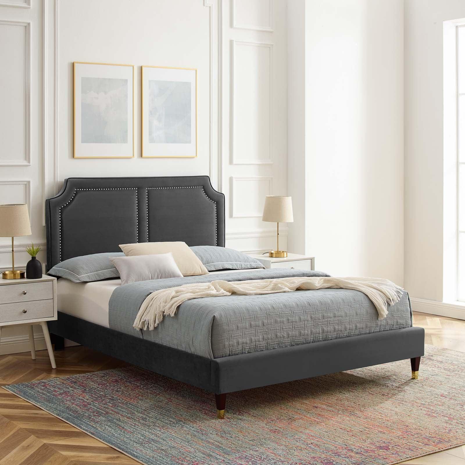 Novi Performance Velvet Twin Bed, MOD-6793 FredCo