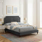 Novi Performance Velvet Twin Bed, MOD-6793 FredCo