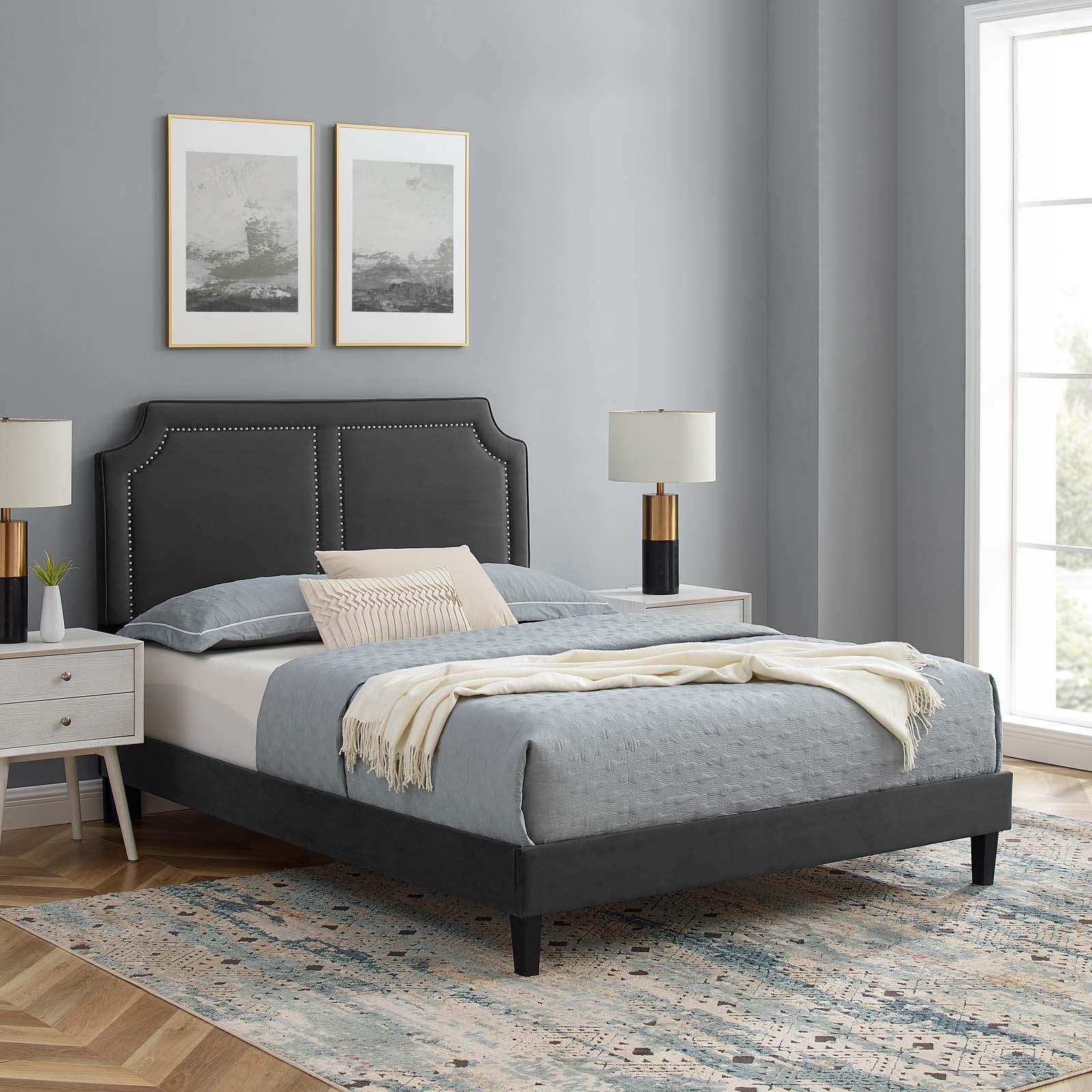 Novi Performance Velvet Twin Bed, MOD-6798 FredCo