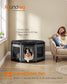 Octagon Dog Playpen L Slate Gray and Ink Black FredCo