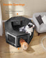 Octagon Dog Playpen L Slate Gray and Ink Black FredCo