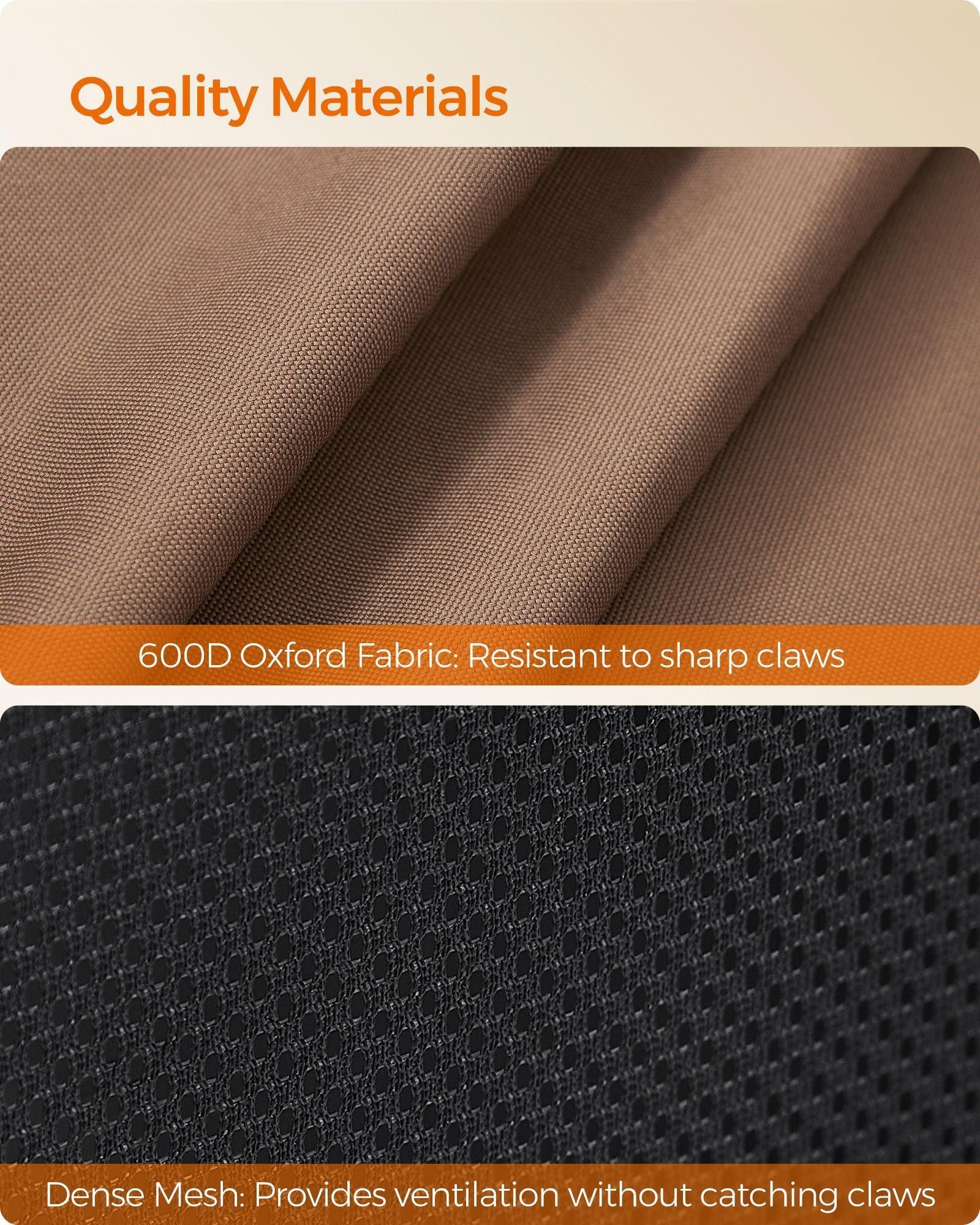 Octagon Dog Playpen L Walnut Brown and Camel Brown FredCo