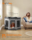 Octagon Dog Playpen XL Dove Gray and Slate Gray FredCo