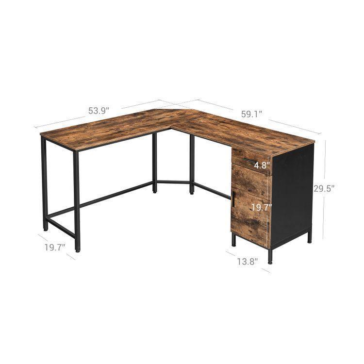 Office Desk with Cupboard FredCo