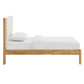 Olea Channel Tufted Boucle Solid Wood Twin Platform Bed by Modway FredCo