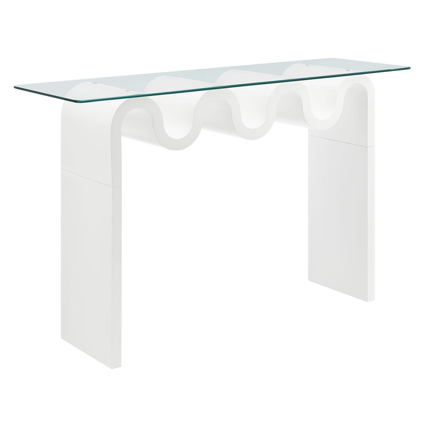 Ondine Glass Top 50" Console Table by Modway FredCo