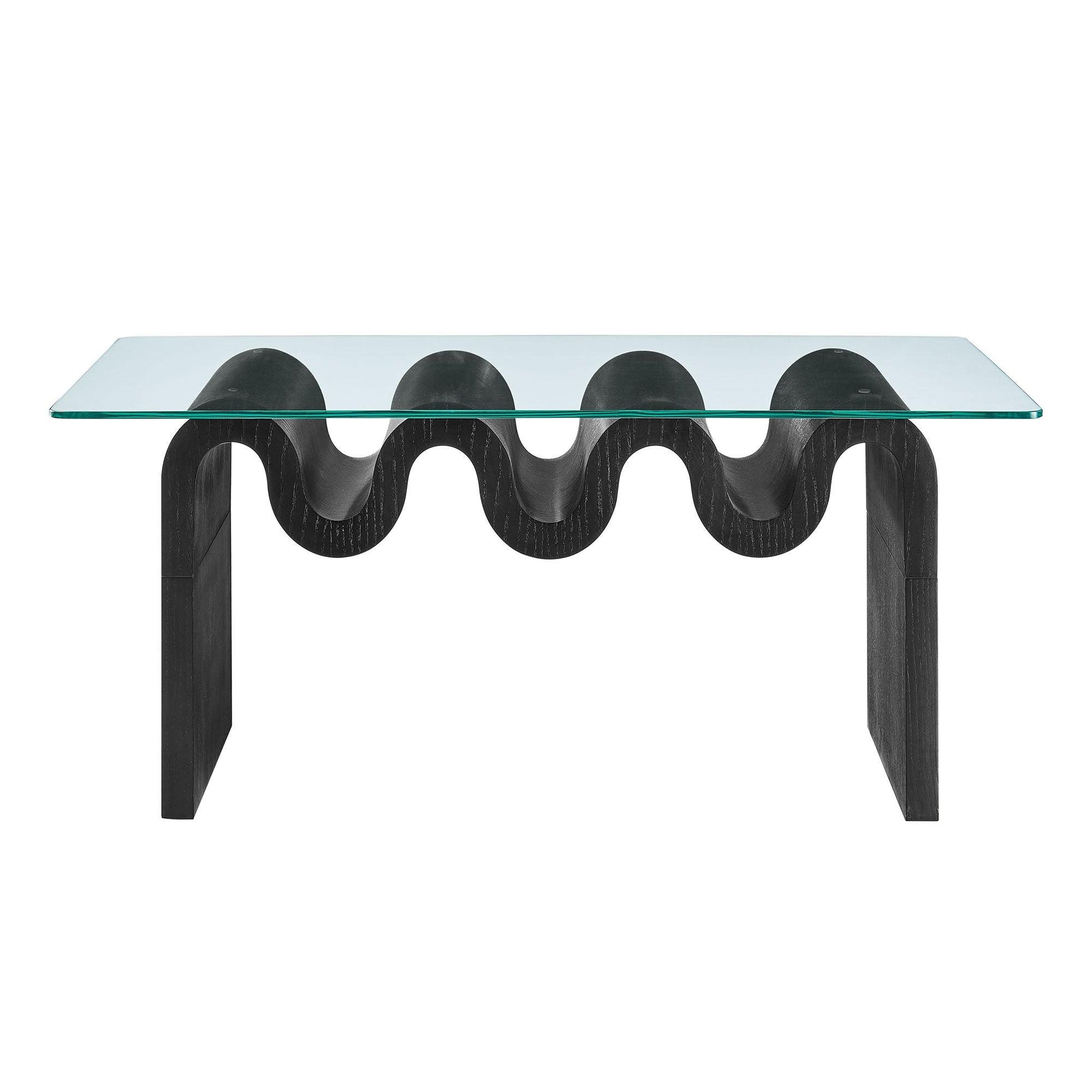 Ondine Glass Top Coffee Table by Modway FredCo